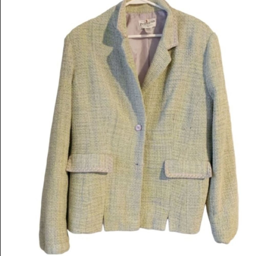 Pendleton Vintage 1970s Pastel Green Blazer